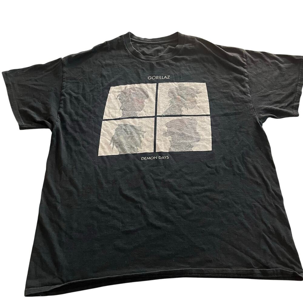 Gorillaz Demon Days Graphic Concert T Shirt Black Size XL